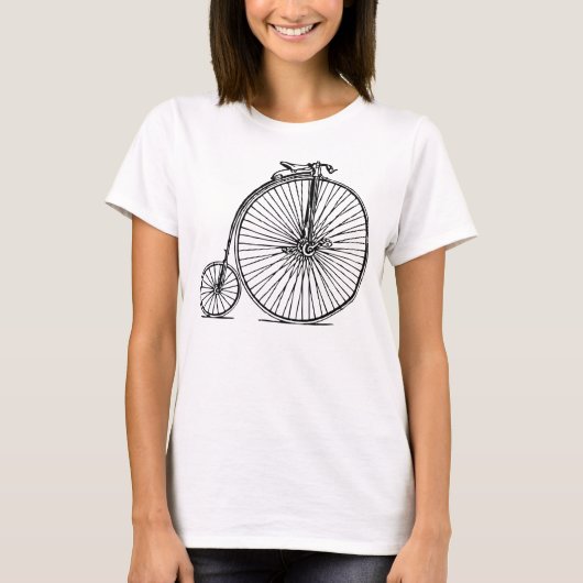 Penny Farthing - Black T-Shirt (Vorderseite)