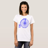 Penny Farthing - Blau T-Shirt (Vorne ganz)
