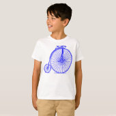 Penny Farthing - Blau T-Shirt (Vorne ganz)