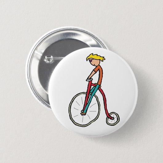 Penny Farthing Button (Vorne & Hinten)