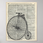 Penny Farthing Fahrrad Poster (Vorne)