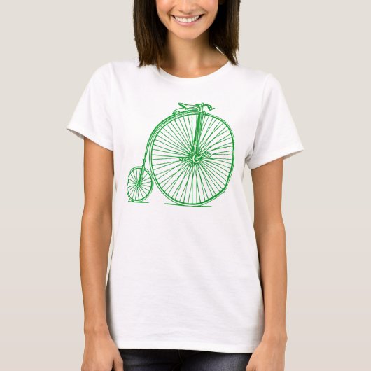 Penny Farthing - Grass Green T-Shirt (Vorderseite)
