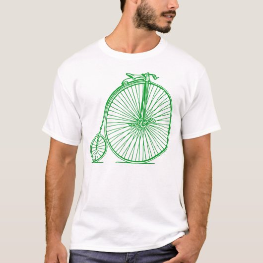 Penny Farthing - Grass Green T-Shirt (Vorderseite)