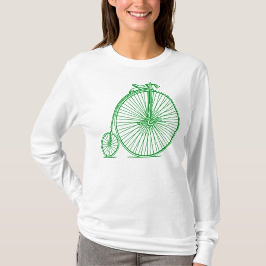 Penny Farthing - Grass Green T-Shirt (Vorderseite)