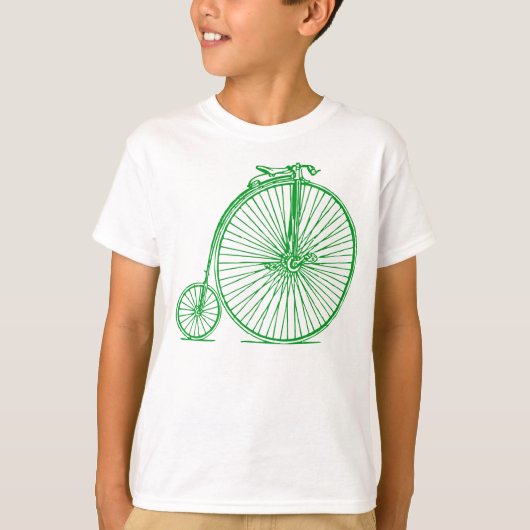 Penny Farthing - Grass Green T-Shirt (Vorderseite)