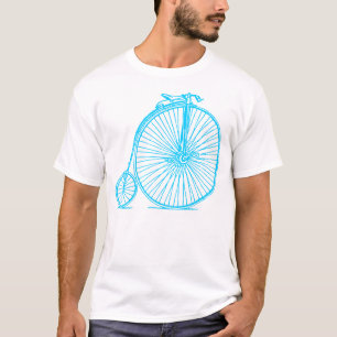 Penny Farthing - Himmelblau T-Shirt