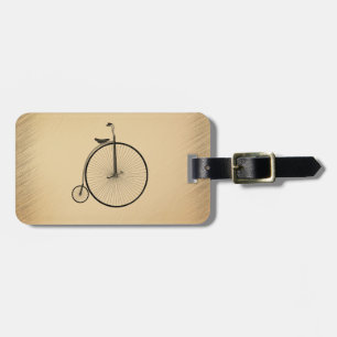 Penny-Farthing Hochrad Antik-Fahrrad Rustikal Gepäckanhänger