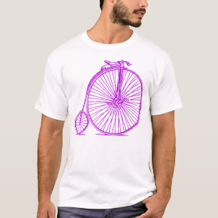 Penny Farthing - Lila T-Shirt
