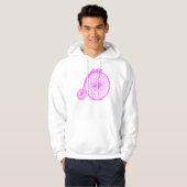 Penny-Farthing - Magenta Hoodie (Vorne ganz)
