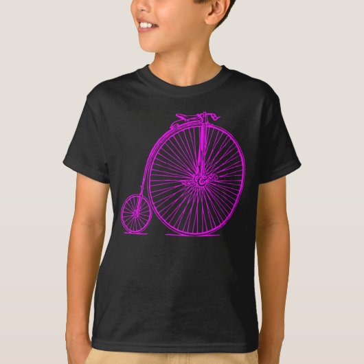 Penny Farthing - Magenta T-Shirt (Vorderseite)