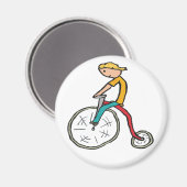 Penny Farthing Magnet (Vorderseite/Rückseite)