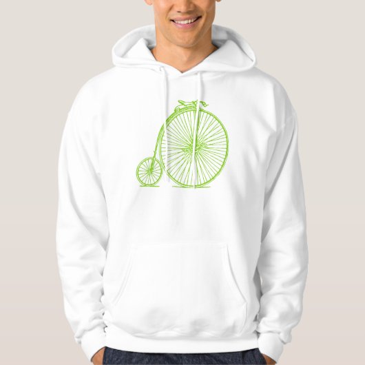 Penny Farthing - Martian Green Hoodie (Vorderseite)