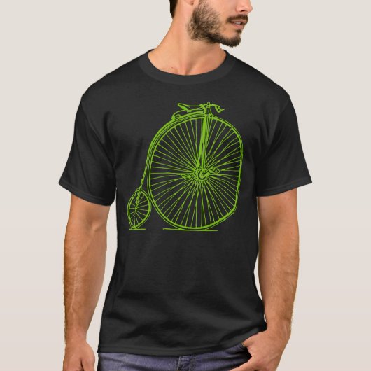 Penny Farthing - Martian Green T-Shirt (Vorderseite)