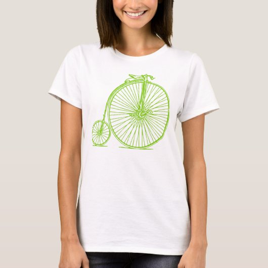 Penny Farthing - Martian Green T-Shirt (Vorderseite)