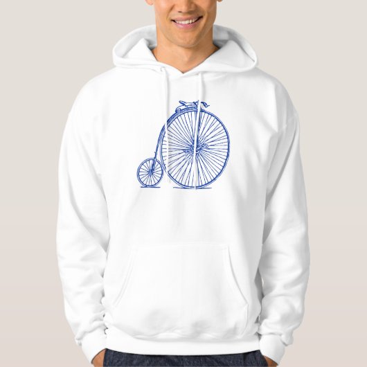Penny Farthing - Navy Hoodie (Vorderseite)