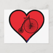 Penny-Farthing Postkarte (Vorderseite)