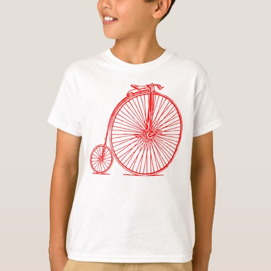 Penny Farthing - Red T-Shirt (Vorderseite)