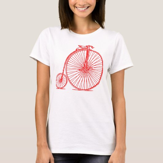 Penny Farthing - Red T-Shirt (Vorderseite)