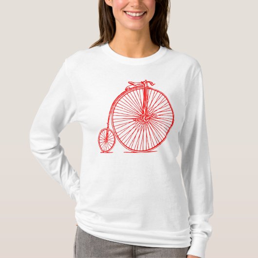 Penny Farthing - Red T-Shirt (Vorderseite)