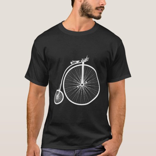 Penny Farthing Retro T-Shirt (Vorderseite)