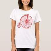 Penny Farthing - Ruby Red T-Shirt (Vorderseite)