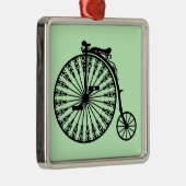 Penny-farthing Silbernes Ornament (Rechts)