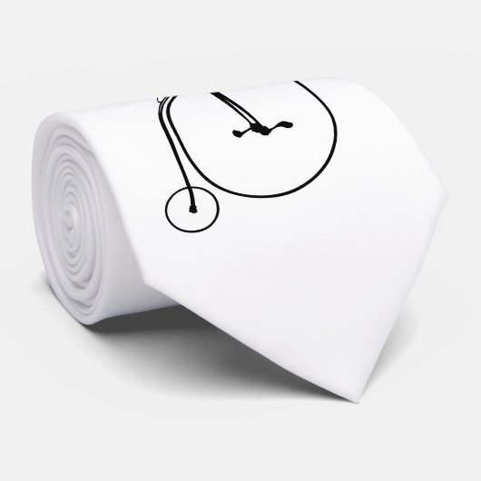 Penny-Farthing (Single) Krawatte (Gerollt)