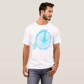 Penny Farthing - Sky Blue T-Shirt (Vorne ganz)