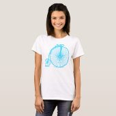 Penny Farthing - Sky Blue T-Shirt (Vorne ganz)