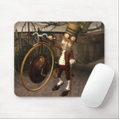 Penny-Farthing Steampunk Mousepad (Mit Mouse)