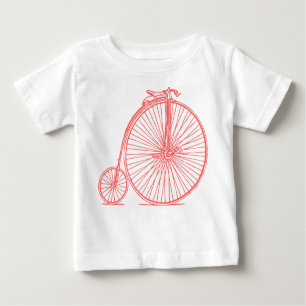 Penny Farthing - Tropical Pink Baby T-shirt