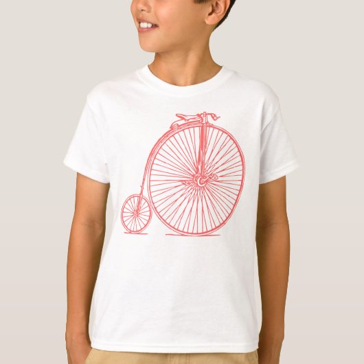 Penny Farthing - Tropical Pink T-Shirt (Vorderseite)