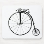 Penny Farthing Vintag Bicycle Illustration Mousepad (Vorne)