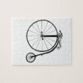 Penny Farthing Vintag Bicycle Illustration Puzzle (Horizontal)