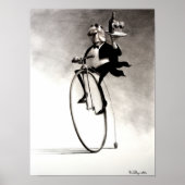 Penny-Farthing-Waiter Poster (Vorne)