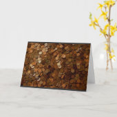 Penny for Your Thoughts Karte (Gelbe Blume)