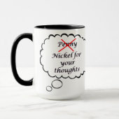 Penny for your thoughts Mug Tasse (Links)