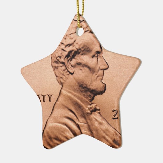 Penny Keramik Ornament (Links)