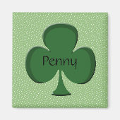 Penny Kleeblatt Name Magnet (Vorne)