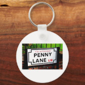 Penny lane Liverpool England-Zeichen Schlüsselanhänger (Vorderseite)