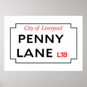 Penny Lane Poster (Vorne)