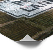 Penny Lane Street Sign Poster (Ecke)