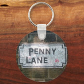 Penny Lane Street Sign Schlüsselanhänger (Vorderseite)