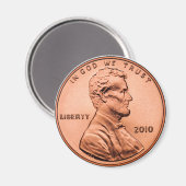Penny Magnet (Vorderseite/Rückseite)