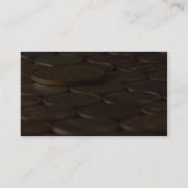 Penny-Pennys-Münzen-Geld Visitenkarte (Rückseite)