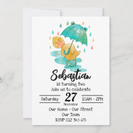 Penny Puddle Duck Einladung