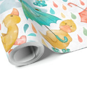 Penny Puddle Duck Geschenkpapier (Rolleneckpunkt)