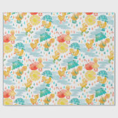 Penny Puddle Duck Geschenkpapier (Flach)