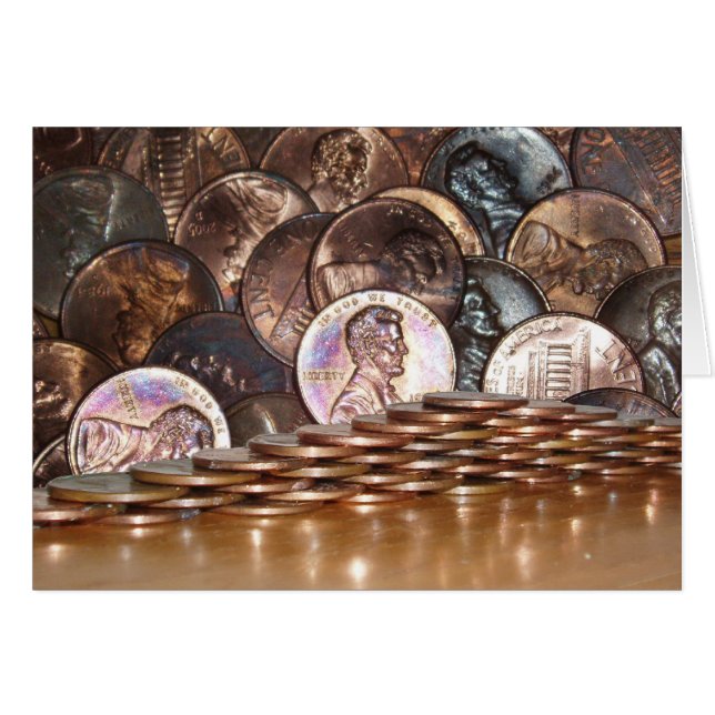 Penny Pyramid-Karte (Vorderseite (Horizontal))