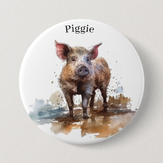 Penny the Playful Piglet, Brauch Button (Vorderseite)